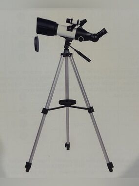 Free Soldier Black & White Telescope w/ Tripod-Compact Astronomical Telescope🤍